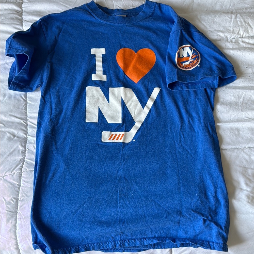 Blue 'I Love NY' Kids T-Shirt